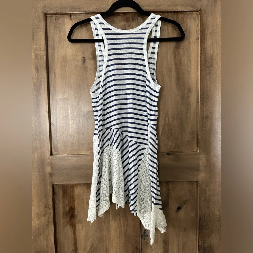 Rio Rae Anthropologie asymmetrical stripe tunic - Picture 2 of 4